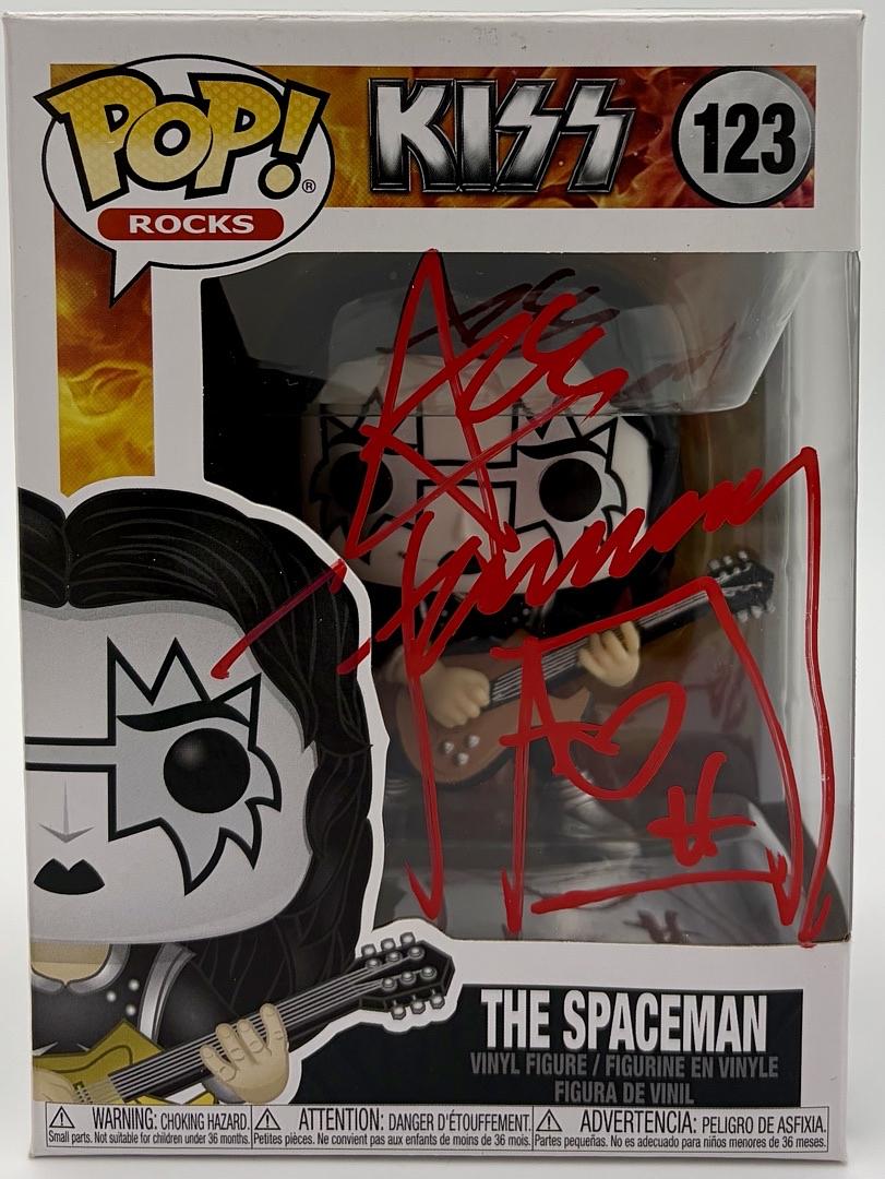 Ace Frehley Signed Funko Pop #123 "The Spaceman" (KISS) - ACOA COA
